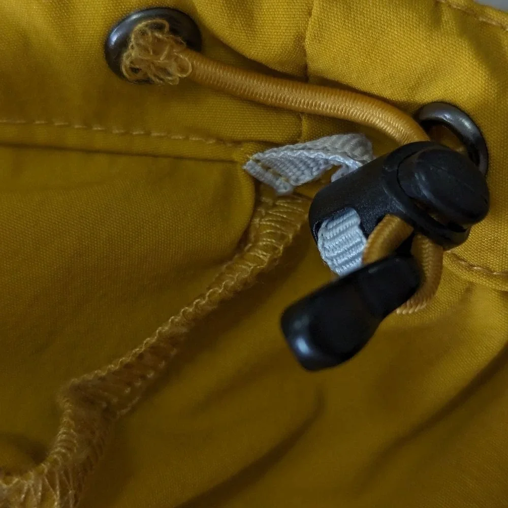 Jotunheim Norway Packable Yellow Hooded Windbreaker Jacket Women's Sz L
